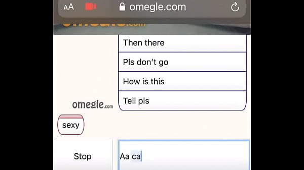Me jerking on omegle. 