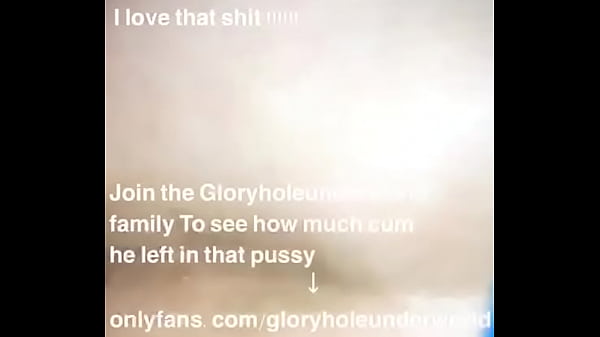Creampie loving gloryhole